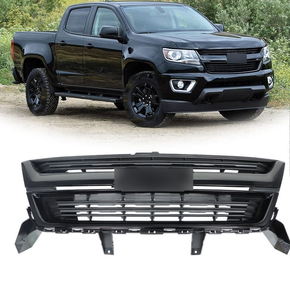 Body Colored Front Grille 84270791 Black Fit For Chevrolet Colorado  2015-2019