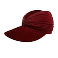 thumbnail image 4 of Sunsanly Sun Visor Hat Womens Wide Brim Packable Summer Ponytail Cap UV Protection Beach Sport Cap, 4 of 8