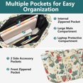 thumbnail image 3 of FORMRS Tote Bag for Women Quilted Large Capacity Travel Work Carry On Shoulder Handbag, Small Strawberry Pattern, 3 of 7