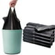 thumbnail image 2 of Bolsa de plástico negra tipo chaleco de 100 piezas para cocina, sala de estar, bolsa de almacenamiento de basura limpia, para llevar, para empacar la basura con asa, 2 of 4