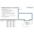 thumbnail image 3 of Geekpure 20-Inch Whole House Polypropylene PP Sediment Filter-4.5" x 20"-5 Micron, 3 of 7