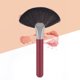 thumbnail image 5 of Cepillo festoneado Cepillo para contornear Cabello de nylon Multifuncional para mujer (Rojo) Likrtyny Cuidado Belleza, 5 of 8