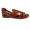 Brown, variant on Roan By Bed Stu Women's Clarise Leather Sandals Size 8 Brown/Tan-Hand Finished