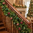thumbnail image 5 of 16pcs Christmas Baubles Ornaments Set, Xmas Ball Decorations for Tree, Wine Red and Dark Green, Shatterproof Holiday Ornaments for Home Party​, Multicolor, 5 of 8
