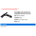 thumbnail image 2 of Front Right Lower Control Arm - Compatible with 2016 Scion iM, 2 of 2