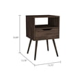 thumbnail image 4 of Boahaus Lugo Nightstand, Brown, 4 of 5