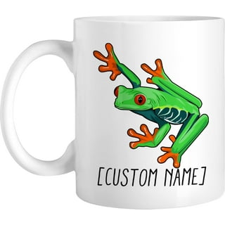 Frog Mug Personalized with Child's Name (Plastic)