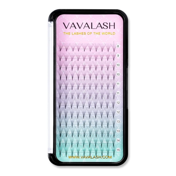 Extensiones de pestañas 3D 4D 5D 6D 8D 9D 10D Espesor 0.07/0.1 C/D Pestañas rizadas Tallo medio y tallo largo Abanicos prefabricados unidos por calor Suministros de extensiones de pestañas de volumen