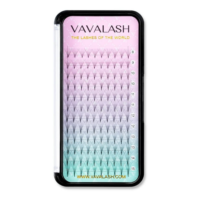 Extensiones de pestañas 3D 4D 5D 6D 8D 9D 10D Espesor 0.07/0.1 C/D Pestañas rizadas Tallo medio y tallo largo Abanicos prefabricados unidos por calor Suministros de extensiones de pestañas de volumen