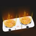 thumbnail image 3 of Double Hot Plate Portable Double Coil For Burner Electric Stove Fast Heating, 3 of 5