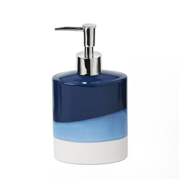 SKL Home Alanya Lotion/Soap dispenser, Blue, 10.34 oz.