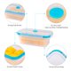 thumbnail image 4 of Recipientes de almacenamiento de alimentos Annaklin plegables de 800 ml (juego de 4), 4 of 7