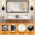 thumbnail image 2 of Black Iron Armed Sconce Set of 2 Mornden Wall Sconce Set of 2 Hallway Light, 2 of 7