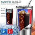 thumbnail image 2 of Amerteer 30 oz Stainless Steel Tumbler, Vacuum Insulated Tumbler Cup, Double Wall Coffee Tumbler, Powder Coated Travel Coffee Mug,For Home,Office,School, 2 of 6