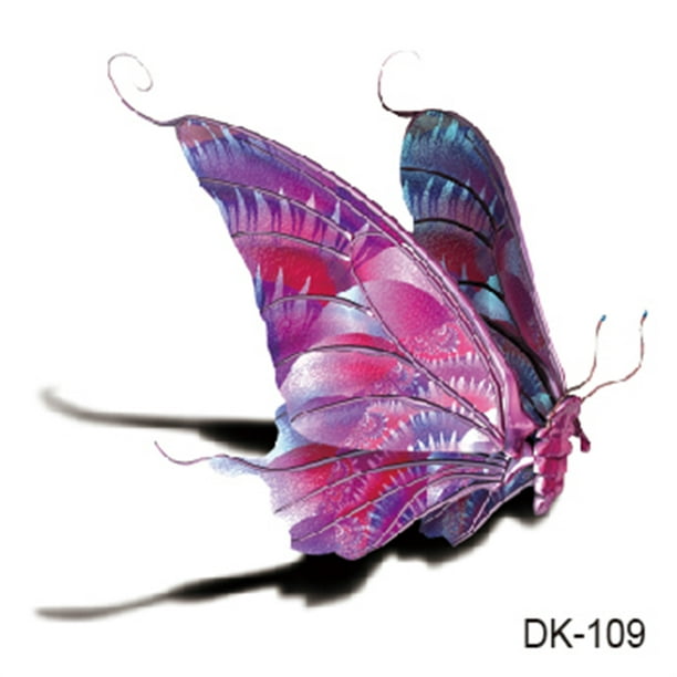 Tatouage Temporaire Papillon 3D