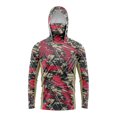 thumbnail image 4 of XINPING Men's UPF 50+ Sun Protective Hooded Jacket,Print Summer Lightweight Breathable Casual Pullover, UV Protection Quick Dry Tops, 4 of 4