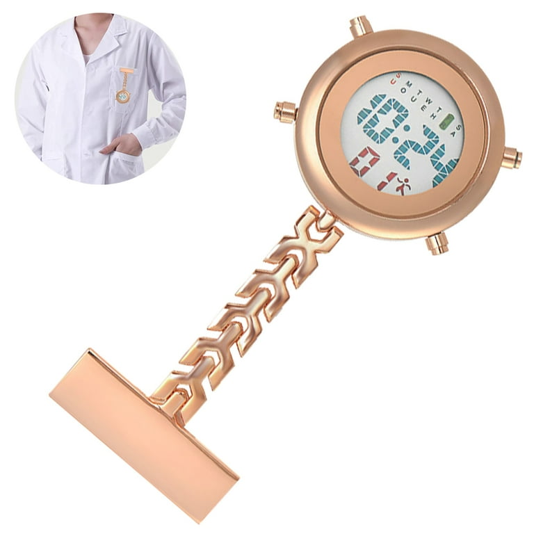 Nurse Lapel Pin Watch Hanging Medical Doctor Pocket Nurse Watch