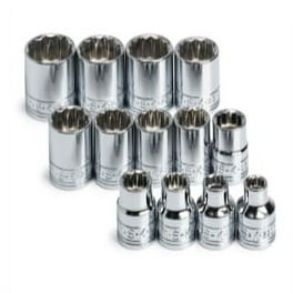 SK Hand Tool 91860 60 Piece 1 4 in. Drive 6 Point SAE Metric Standard Deep Socket Set with Pro Ratchet Universal Joint Walmart
