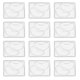 thumbnail image 1 of 12Pcs DIY Under Eye Patches Molds Safe Healthy Natural Reusable Transparent Eye Mask Patch Tray Plate CNO.121389, 1 of 5