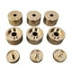 thumbnail image 5 of Trompetas Tapas de válvulas Instrumentos Accesorios Trompetas musicales Piezas de repuesto de válvulas Sonido Trompetas de latón Válvula de de Baoblaze Reparación de trompetas, 5 of 8