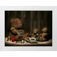 thumbnail image 3 of C. Thomas McNemar 32x25 White Modern Wood Framed Wall Art Titled - Teddybear School, 3 of 5