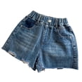 thumbnail image 4 of StSilkitty Ripped Shorts for Boys Girls Summer High Waist Elastic Shorts Lightweight Comfy Breathable Shorts, 4 of 9