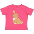 thumbnail image 3 of Inktastic Easter Cute Floppy Ear Brown Bunny Boys or Girls Toddler T-Shirt, 3 of 5