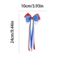 thumbnail image 3 of Lazo decorativo patriótico para puerta, ventana o pared | Lazo con estampado de estrellas rojas, blancas y azules | Decoración para interiores y exteriores, 3 of 6