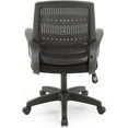 Hodedah Mesh Back Office Chair, Black