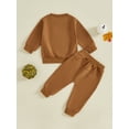 thumbnail image 5 of Elippeo Baby Boy Halloween Outfits 6 12 18 24 Months 3 Years Long Sleeve Embroidery Sweatshirt + Trousers Set Toddler Fall Clothes, 5 of 9
