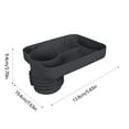 thumbnail image 2 of Wadada Car Seat Tray for Kids Travel, Car Seat Console Cup Holder Snack Tray, Toddlers Car Seat Activity Table Trays for Roadtrip, Baby Car Food Organizer Accessories for Eating, Booster, Stroller, 2 of 6