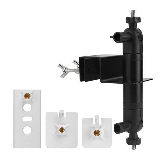 stanreset Rotation Réglable en Acier Inoxydable pour Caméras Arlo Support d'Anneau de Montage de Gouttière Support Mural en Acier Inoxydable Maintien Sécurisé avec Noir