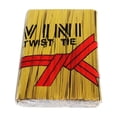 thumbnail image 4 of WHAMVOX 1000pcs 10cm Colorful Metallic Ties Bread Candy Bag Ties for  Birthday Party Wedding Party (Golden), 4 of 8
