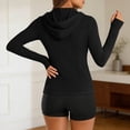 thumbnail image 6 of yillto Women's Yoga Athletic Jacket Sun Protection Long Sleeve Top Summer Lightweight Casual Workout Running Jacket, 6 of 7