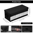 thumbnail image 3 of CHUANK CD Storage Box with Lid Nonwoven Fabric CD Organizer Case Foldable CD Case Holder Large Capacity DVD Storage Box for Storing Media Game Discs Books, 3 of 11