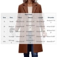 thumbnail image 3 of PBFRDSJ Warm Single Breasted Peacoat Jacket Notched Lapel Collar Long Sleeve Heavyweight Peacoat for Street Office Business, 3 of 9