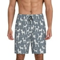 thumbnail image 3 of Lsque Poodle Dog Mens Sleep Pajama Shorts,Short Pajama Pants, Cotton Ultra-Soft Knit-Medium, 3 of 9