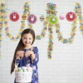 thumbnail image 5 of Easter Garland Decor,50Ft Glitter Tinsel Spring Garland Decorations for Tree Mantle Bedroom Office Classroom Party Indoor Outdoor Holiday Home Pink Yellow Blue Green White, 5 of 6