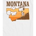 thumbnail image 3 of Peanuts - Snoopy Montana - Men's Short Sleeve Graphic T-Shirt, 3 of 6