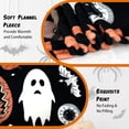 thumbnail image 6 of Halloween Blanket, Cute Ghosts Throw Blanket for Women Fluffy Flannel Halloween Fleece Blanket for Living Room Sofa Bed Decor 60"x50", 6 of 6