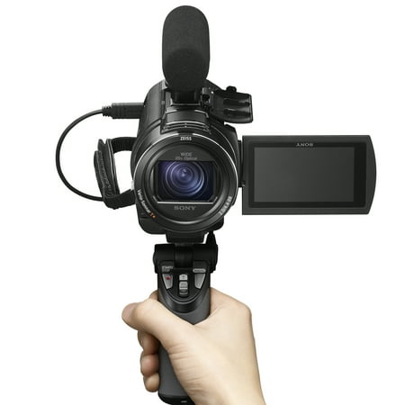 Sony - AX43A 4K Handycam with Exmore R CMOS sensor camcorder - Black