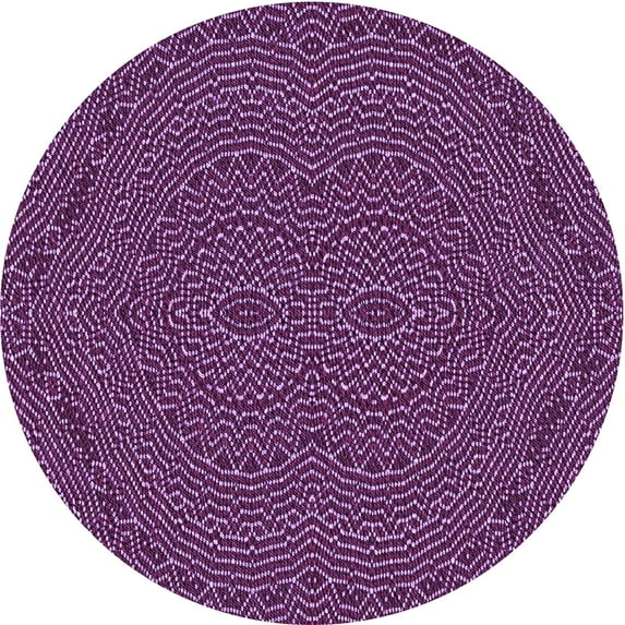 Ahgly Company Indoor Square Patterned MediumOrchid Purple Area Rugs, 3' Square