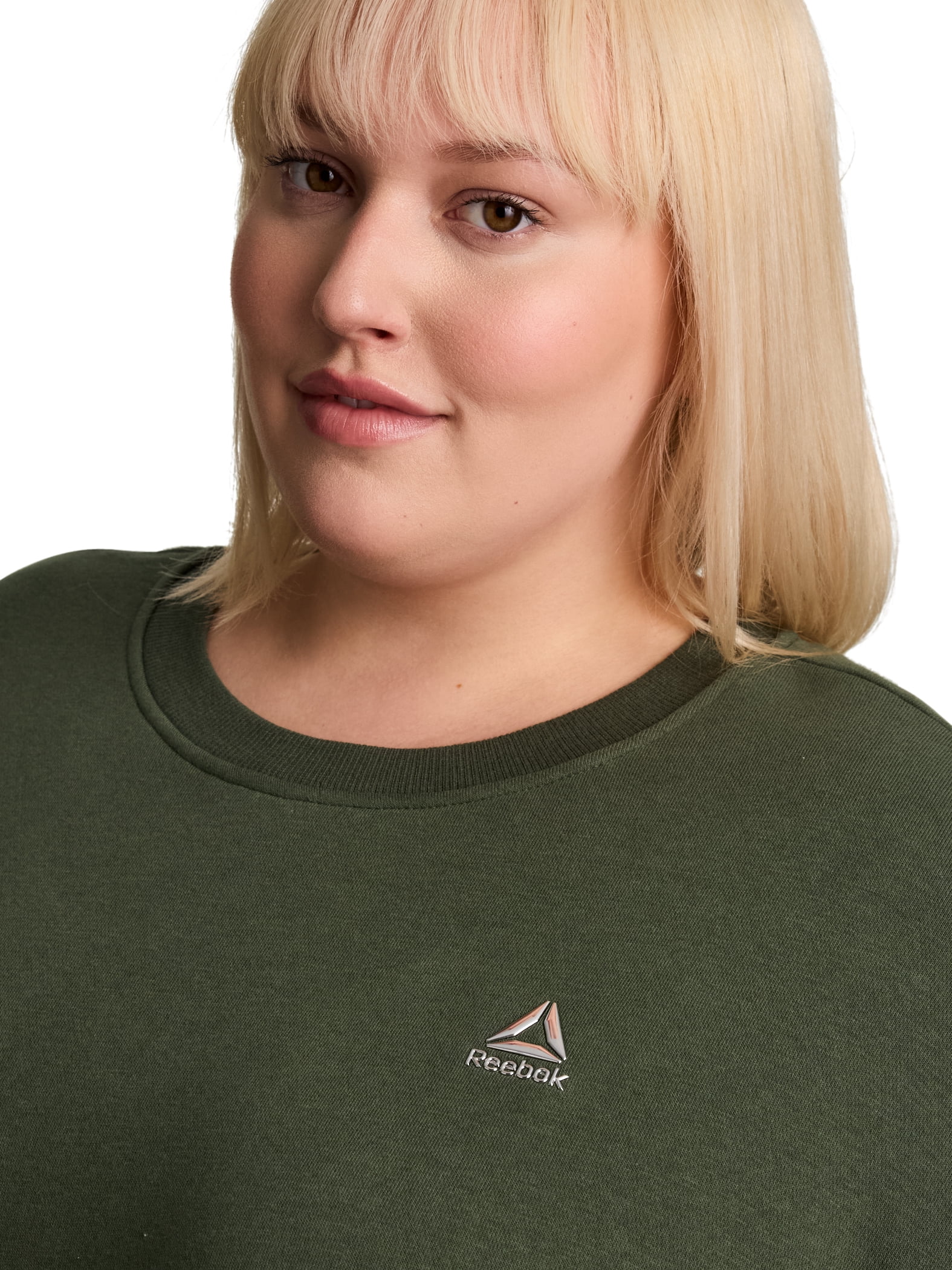 Reebok Women's Game Day Fleece Oversize Crewneck Sweatshirt, Size XS-4X