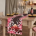 thumbnail image 2 of Table Runners 90 Inches Long Dress Scarves, Black Mountains Farmhouse Coffee/Dining/Kitchen Table Runner for Living Room, Modern Aesthetic Cherry Blossoms Cranes 13x90 Inch, 2 of 9