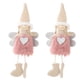 thumbnail image 2 of Bearachild Adornos navideños de muñeco de Papá Noel sueco, chimenea colgante para árbol de Navidad, 2 uds. Kits de decoración para fiestas rosado, 2 of 6