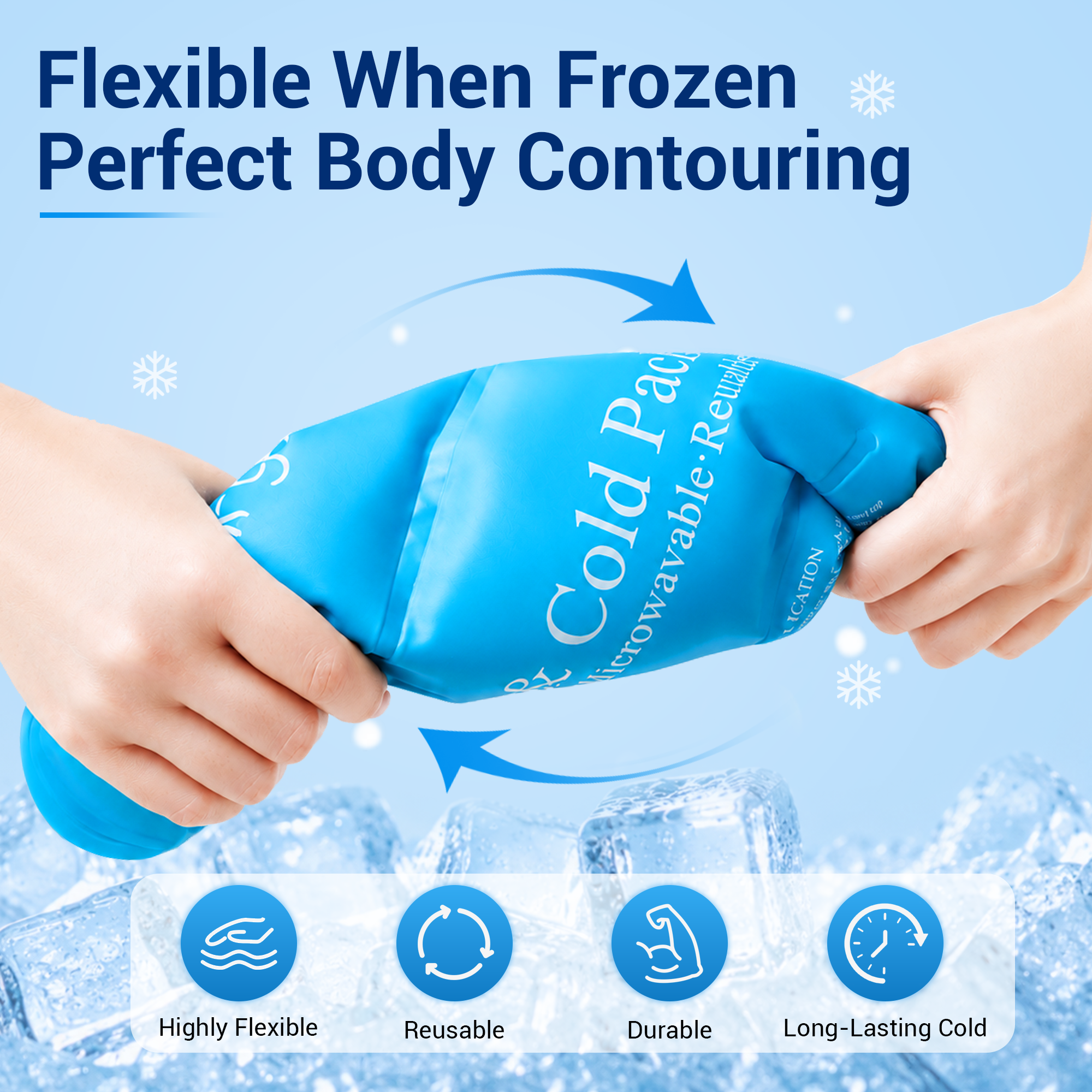 Comfytemp Large Reusable Ice Pack with Adjustable Strap photo 8