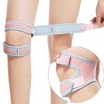 thumbnail image 3 of 2pcs Genou Sangle Sangle Rotule Genou Soulagement de la Douleur, 3 of 5