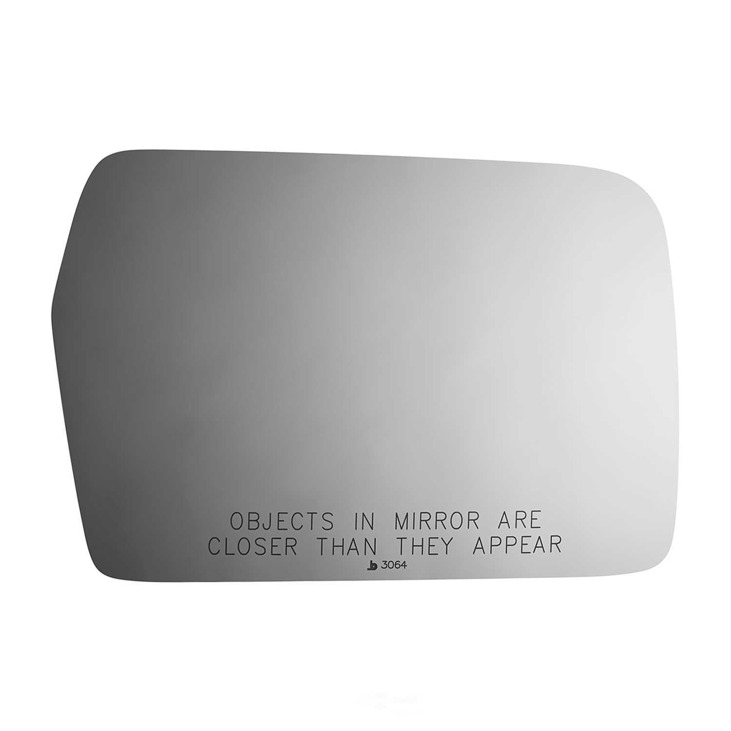 Burco Side View Mirror Replacement Glass - Clear Glass - 3064