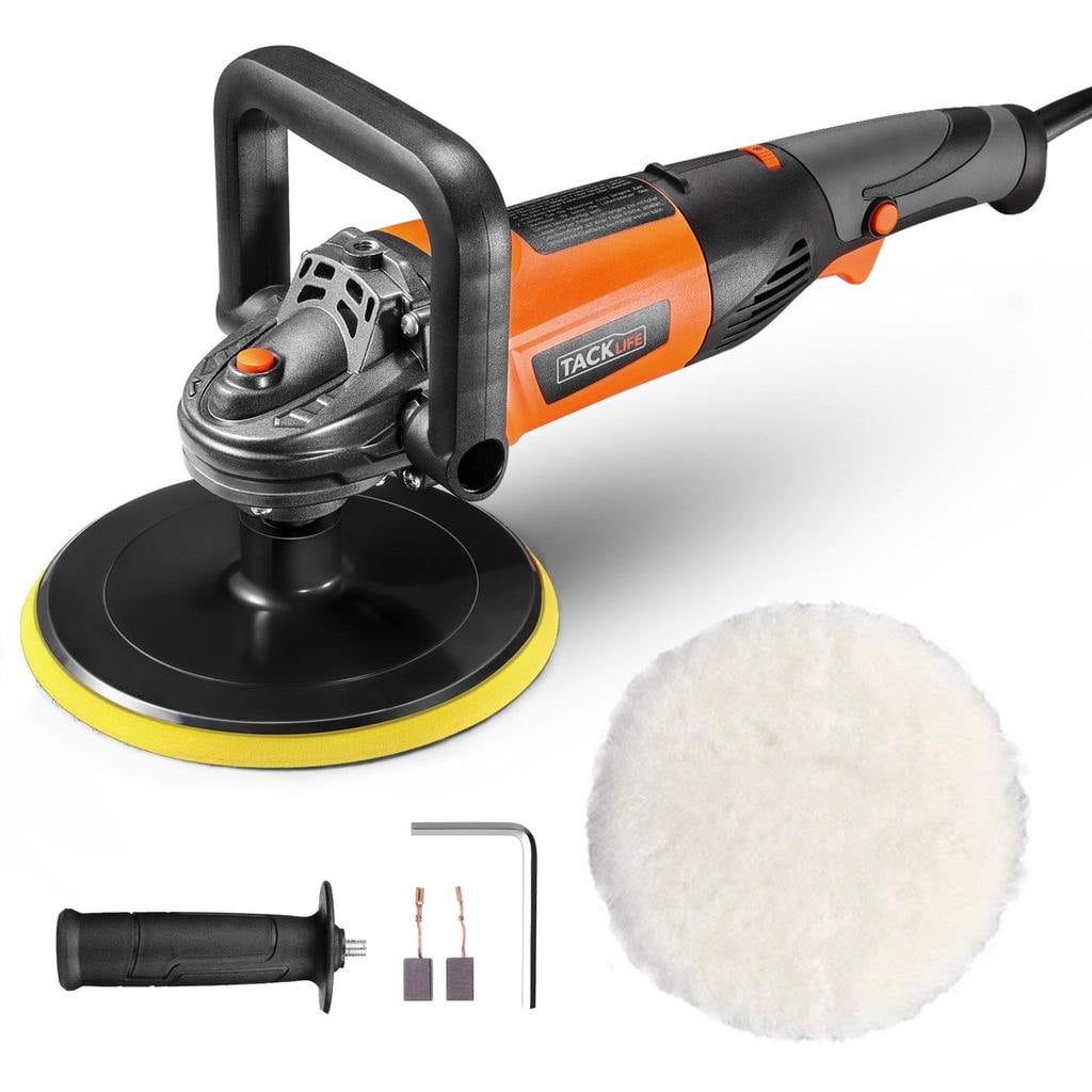 180mm Machine Polisher 1200W Electric Variable Speed Rotary Car Buffer Mop Kit 