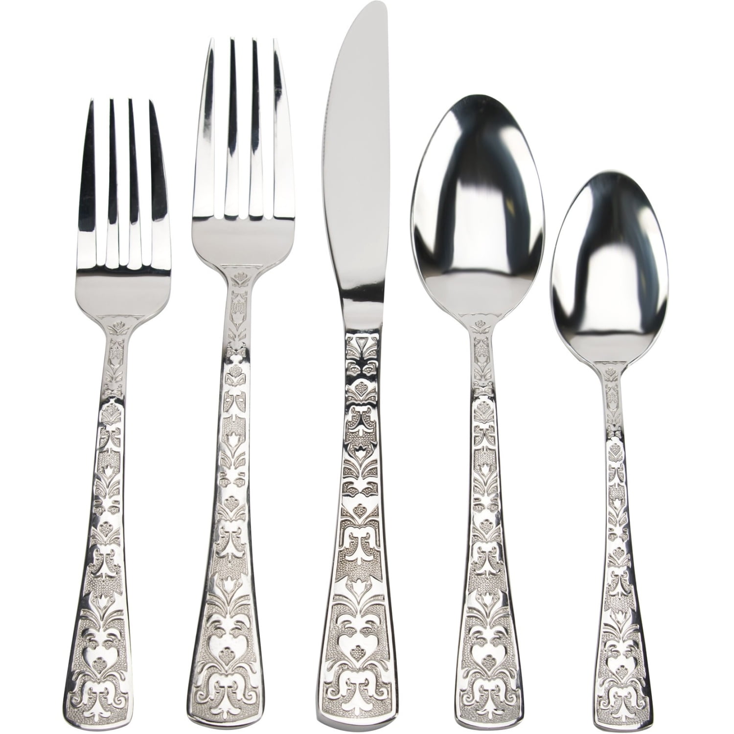 20 Pc Flatware Set Nadira Mirror